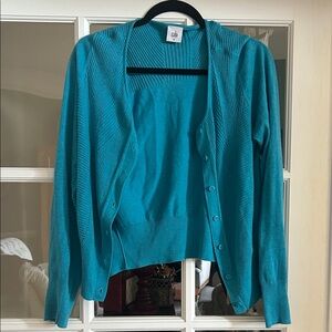 CAbi Vibrant Blue Cardigan Sweater